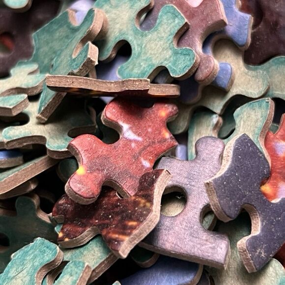 Vintage 1968 Milton Bradley Big Ben Reflective Glory Jigsaw Puzzle 1000 Pieces - Picture 3 of 6